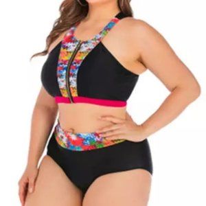 NEW! 2024 Women's Sexy Plus Size Tankini Swimwear Swimsuit Bathing Suits